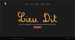Desktop Screenshot of lieuditwinery.com